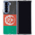 Afghanistan Flag Distressed Galaxy Z Fold6 Clear Case